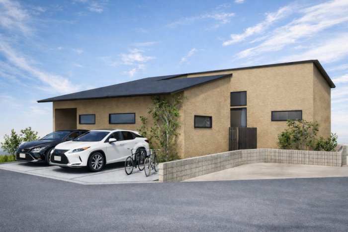 ゆったりとした贅沢な43坪の平屋