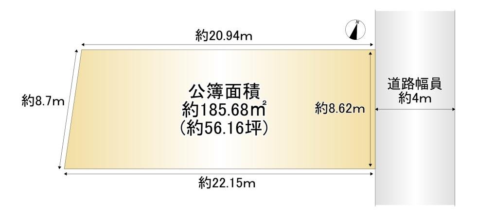 大阪府豊中市上野坂1丁目土地