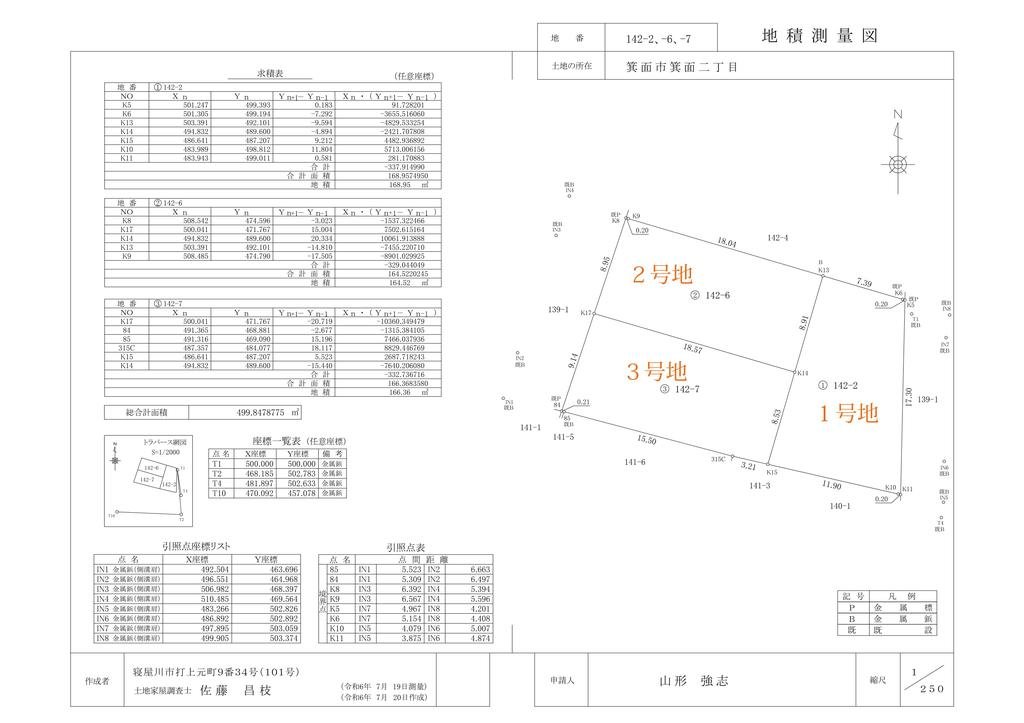 大阪府箕面市箕面2丁目土地