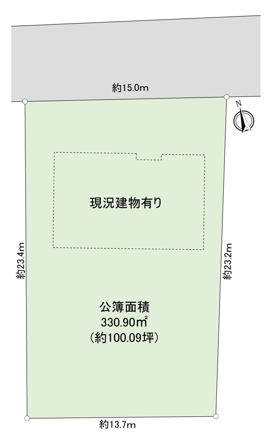 大阪府吹田市千里山東1丁目土地