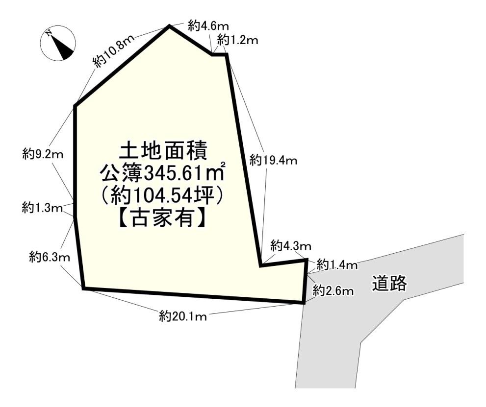 大阪府吹田市千里山月が丘土地