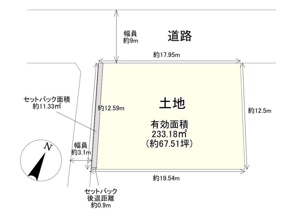 大阪府豊中市上野東2丁目土地