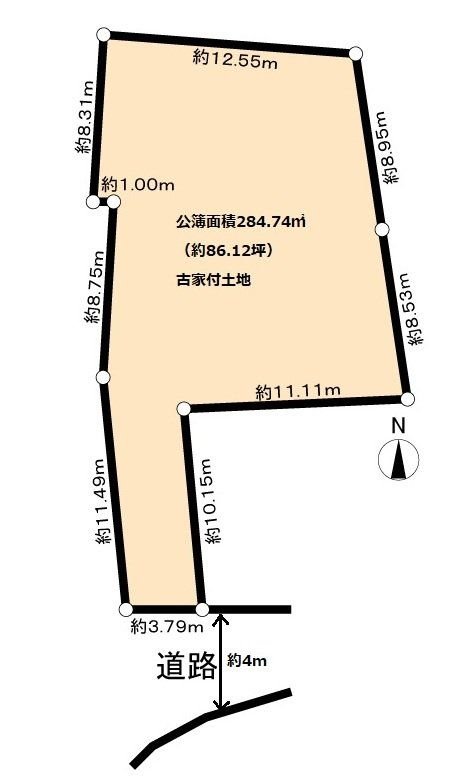 大阪府豊中市桜の町5丁目土地