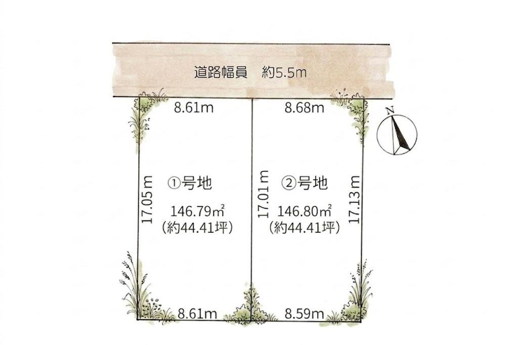 大阪府高槻市天王町土地