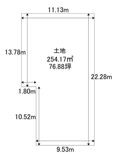 大阪府箕面市桜井2丁目土地